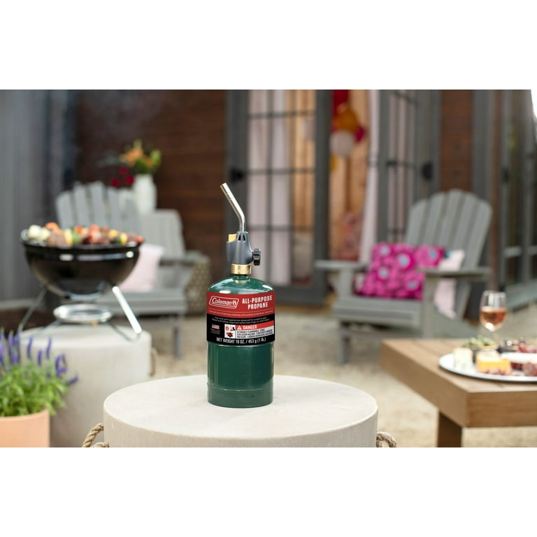 Coleman All-Purpose Propane Gas Cylinder, 16oz - Walmart.com