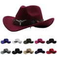 thumbnail image 5 of Woven Cowboy Hat,Classic Cattleman Cap,Outdoor Sun Headwear,Breathable Woven Classic Cattleman Cowboy Hat Lightweight Durable Comfortable Sunshade for Winter Outdoor Travel Casual Street, 5 of 7