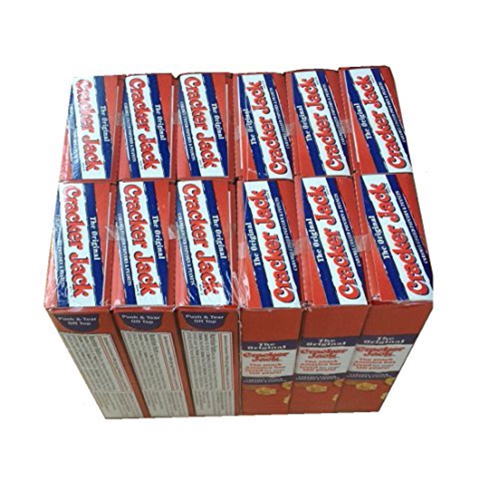 Cracker Jacks Original 12 Packs of 1 Oz Caramel Coated Popcorn