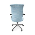thumbnail image 5 of Ambesonne Vintage Blue Office Chair Cover Stretchable High Back, Cloudy Sky Chinese, Pale Blue, 5 of 6