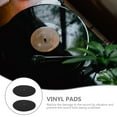 thumbnail image 3 of OUNONA 2Pcs Record Mats Vinyl Protective Pad Black Felt Scratch Protection Home Use, 3 of 6
