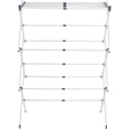 thumbnail image 4 of Livearty (TM) Large Expandable Clothes Drying Rack Fold Away Laundry Rack Collapsible 3 Tiers Clothes Drying Rack Steel Max. 30" / 76CM Long, 4 of 8