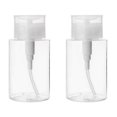 thumbnail image 1 of 2 Pcs Travel Size Toiletries Containers Lotion Dispenser Bottle Empty Water Bottle Refillable Bottles Nail Polish Remover Pump, 1 of 2