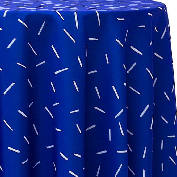 Ultimate Textile Confetti 102-Inch Round Patterned Tablecloth