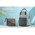 thumbnail image 7 of Lovevook Backpack Purses for Women,Vintage Women Teacher Laptop Backpack Nurse Bag, Multi-Function Work Travel Daypacks College Book Bag with USB Port, 7 of 7