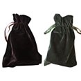 thumbnail image 2 of Tarot and Dice Bags Small Velvet Duo Bundle: Seal Brown and Moss Green (4" X 6" Each) Paper Mart 465805413989, 2 of 2