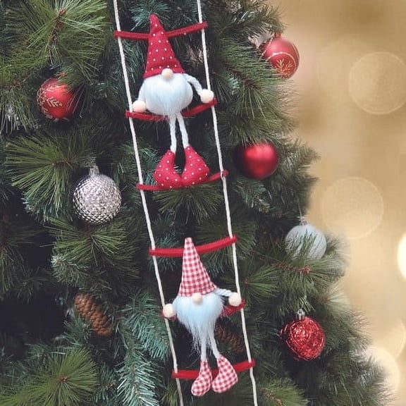 Holiday Time Dc Set Of 2 72inch Gnome Ladder Ornament