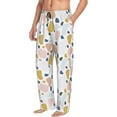 thumbnail image 6 of Naloa Geometric Spots Pajama Pants Men, PJ Bottoms, Sleep & Lounge Pants-XX-Large, 6 of 6