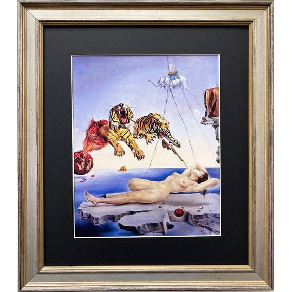 Salvador Dali "Dream Caused by the Flight of a Bee" CUSTOM FRAMED ART Generic