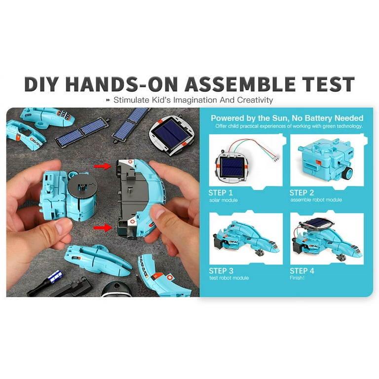 droids様用 zanearts②附属キット MUSICOZY 6-in-1 Solar STEM Space Robot Kit, Science Projects for