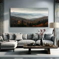 thumbnail image 3 of Abstract Canvas Wall Art Smoky Mountain 5 Landscape Painting Wall Decor For Bedroom Livingroom Office, 3 of 6