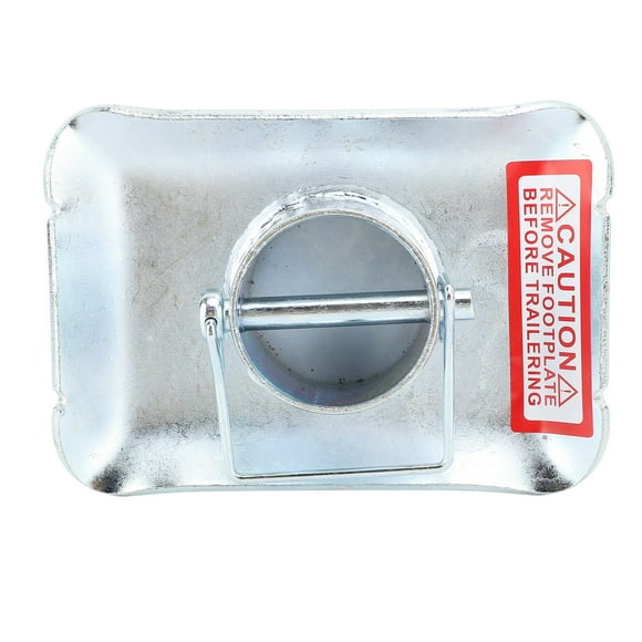 Trailer Jack Foot, Trailer Jack Base Steel Supports 5000lbs  for 2 Inch Diameter Tube