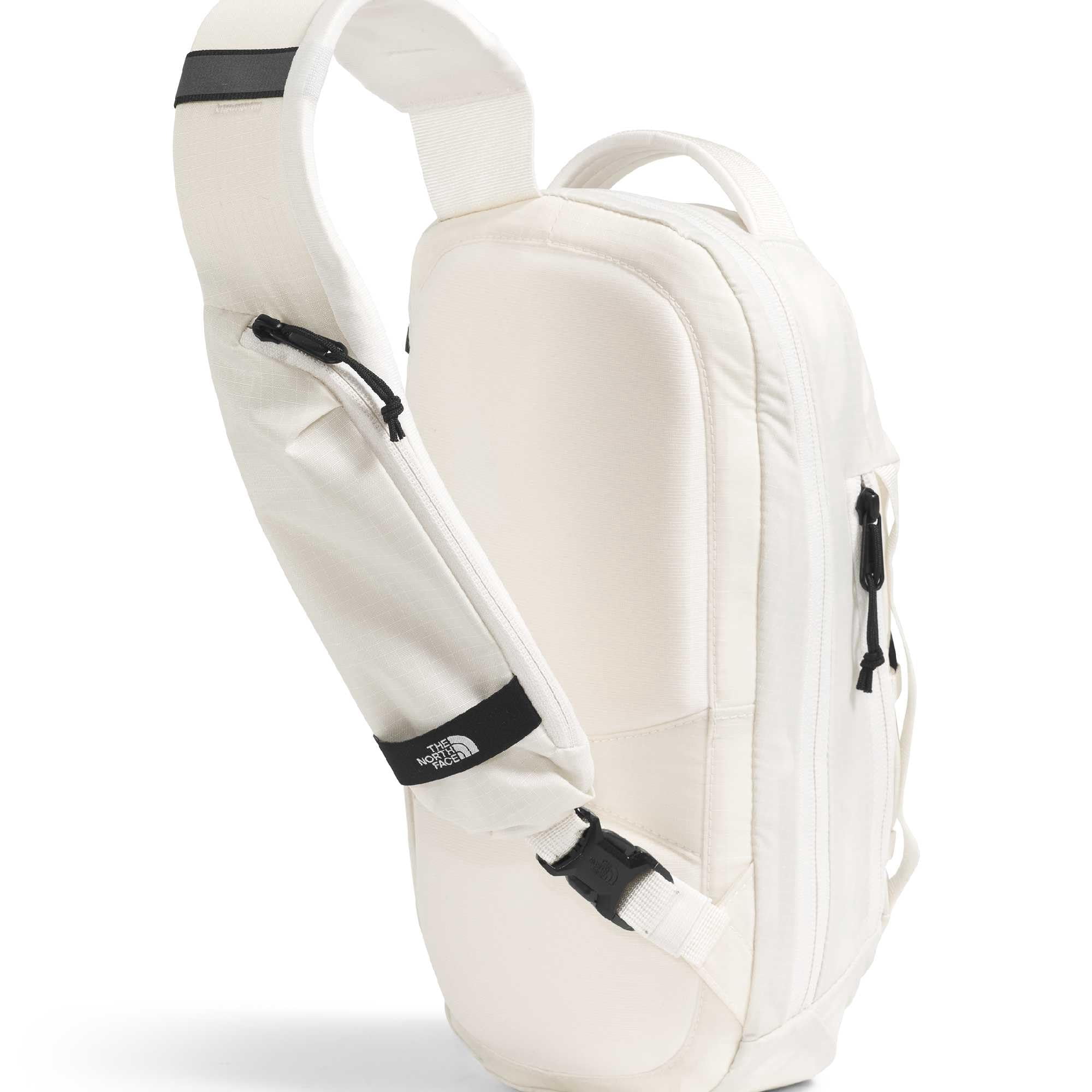 The North Face Borealis Sling Bag - Crossbody Bag, White Dune/ TNF Black, One Size