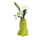 thumbnail image 1 of Florero retorcido verde único, florero decorativo de cerámica, mini florero creativo vintage, florero moderno, 1 of 8