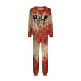 thumbnail image 5 of Halloween Family Spooky Pajama Set, Horror Print Holiday Loungewear Outfit, 5 of 5