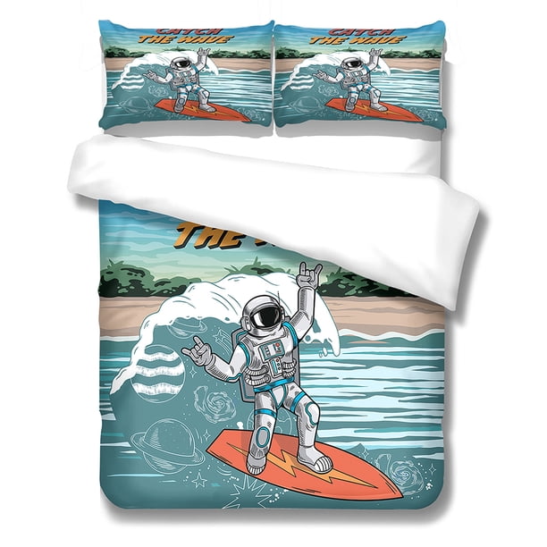 Injueey Juego de ropa de cama de 3 piezas, funda de edredón para el hogar, juego de edredón de fibra de poliéster multicolor de varios tamaños para Juegos de cama LYCLB210925001 XL Injueey HA011559-16