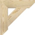 thumbnail image 3 of Ekena Millwork 4"W x 18"D x 18"H Traditional Slat Rough Sawn Bracket, Douglas Fir, 3 of 4