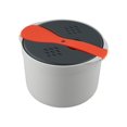 thumbnail image 3 of Microwave Rice Cooker Steamer Portable Multifunction Steamer Pot Lunch Box, 3 of 9