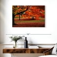 thumbnail image 3 of Elephant Stock New England Autumn Colors Wall Art - Horizontal Canvas Wall Art - Living Room Wall Decor - Nature Canvas - Orange And Black Decor - 36" x 24", 3 of 8