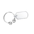 thumbnail image 2 of Bling Jewelry Womens Dog Tag Keychain Horseshoe Key Ring Holder Sterling Silver, 2 of 7