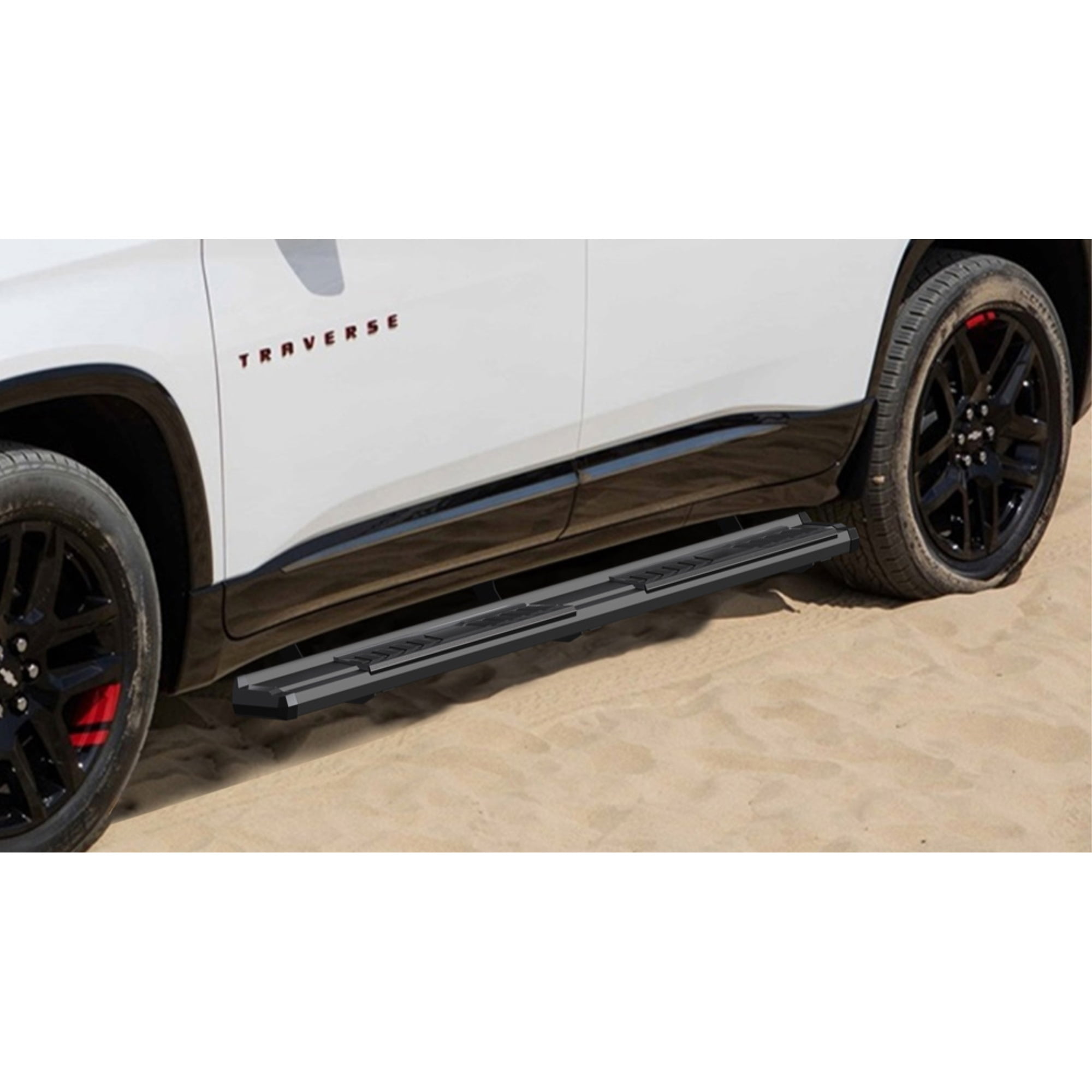 20182022 Chevrolet Traverse Carbon Steel + PE Step Area Black Finish