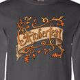thumbnail image 4 of Inktastic Oktoberfest Banner with Orange Autumn Leaves Long Sleeve T-Shirt, 4 of 5