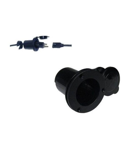 Universal AC Plug Holder Black