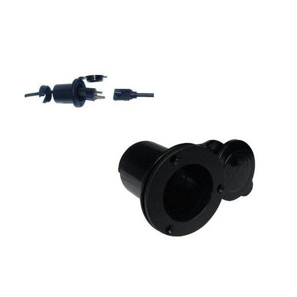 Universal AC Plug Holder Black