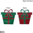thumbnail image 1 of Bolsas de embalaje de dulces de Navidad, almacenamiento de galletas de Papá Noel, decoración de Feliz Navidad para el hogar, Año Nuevo, 2024, 10 unidades, 1 of 4