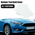 thumbnail image 2 of Unique Bargains Car Front Bumper Tow Hook Cover F1EB17A989 for Ford Focus MK3 2014-2018 Eye Hole Cover Elegant White, 2 of 6