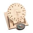 thumbnail image 2 of Reloj de sol Modelo Decoraciones Montessori Juguete educativo, Modelo científico Montaje DIY Reloj de sol ecuatorial para exteriores Hogar Niños Niños Hugo juguetes de reloj de sol, 2 of 9