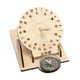 thumbnail image 2 of Reloj de sol ecuatorial, juguete de ayuda para la enseñanza, decoración DIY de madera ensamblable, modelo de experimento científico, reloj de sol de Zulema juguetes de reloj de sol, 2 of 8