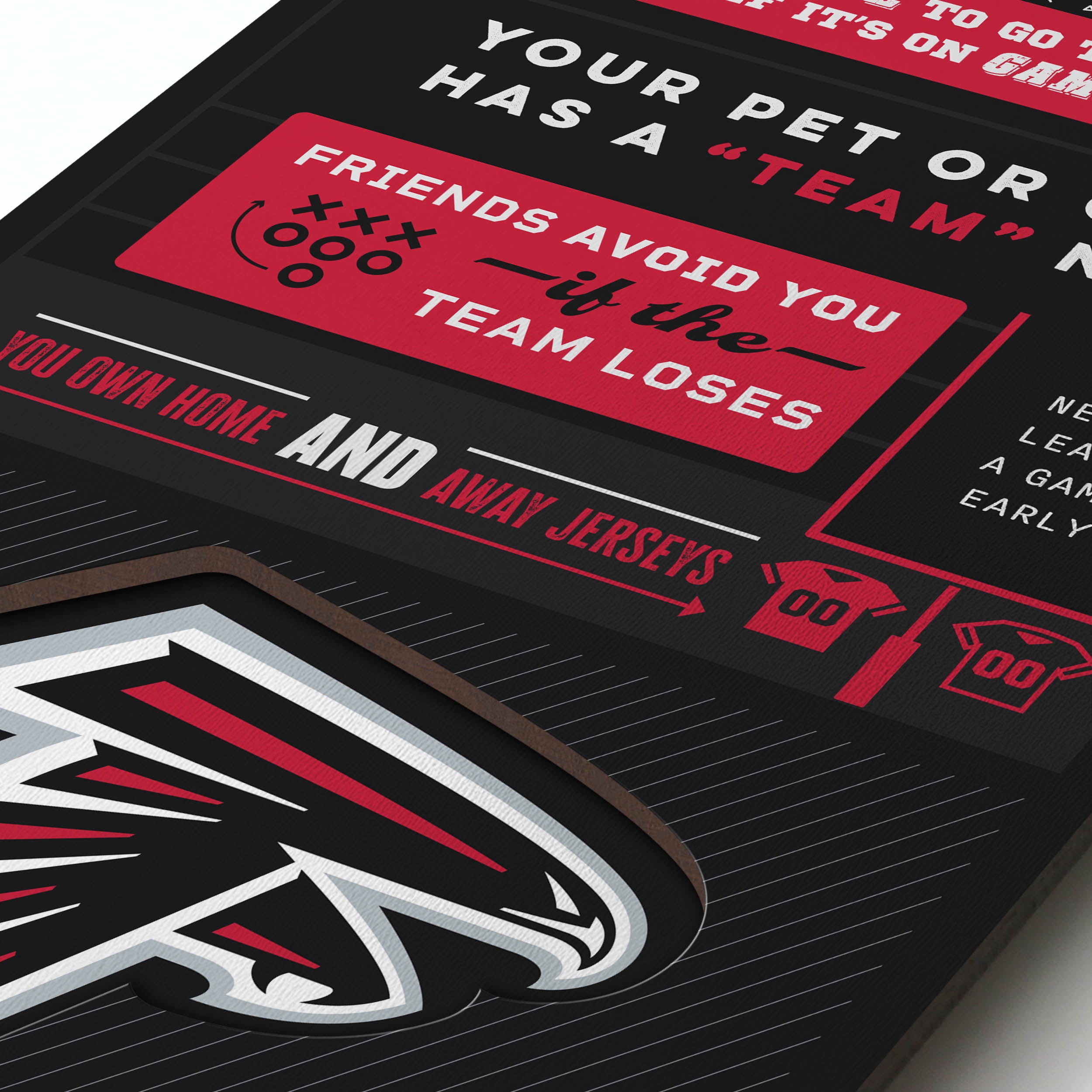 YouTheFan NFL Atlanta Falcons 3D Top 10 Wall Art