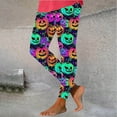 thumbnail image 5 of QATAINLAV Women's 2025 Halloween Costume, Casual Leggings for Women Butt Lifting High Waisted Running Pant Fashion Graphic Print Athletic Tight Trouser Multicolor L, 5 of 7