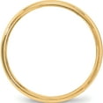 thumbnail image 2 of 14K Yellow Gold 4mm Milgrain Half-Round Wedding Band (Size 9.5) Made In United States m040-9.5, 2 of 5