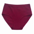 thumbnail image 4 of Sakmal High Waisted Underwear for Women Cotton Briefs Panties Soft Red Panties for Women M, 4 of 4