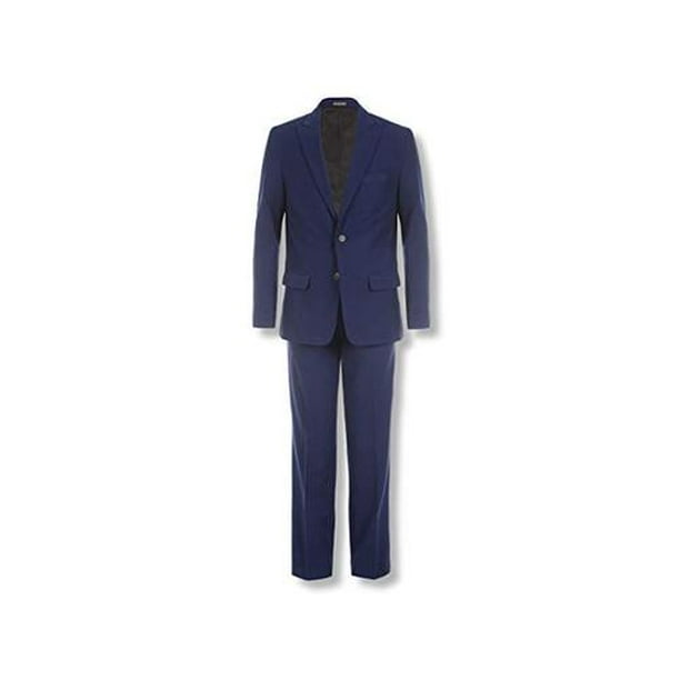 Calvin Klein Big Boys' 2-Piece Formal Suit Set, Infinity Blue, 14 -  