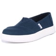 thumbnail image 6 of Toms Mallow Alpargata Women's Vegan Canvas Platform Trainers In Navy Size 5.5, 6 of 6