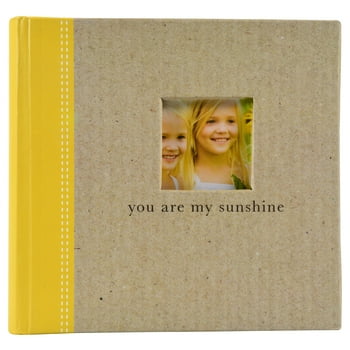 Pinnacle Frames and Accents Pinnacle "You Are My Sunshine" Yellow Heart Photo Album, Holds 80 - 4"x6" Photos