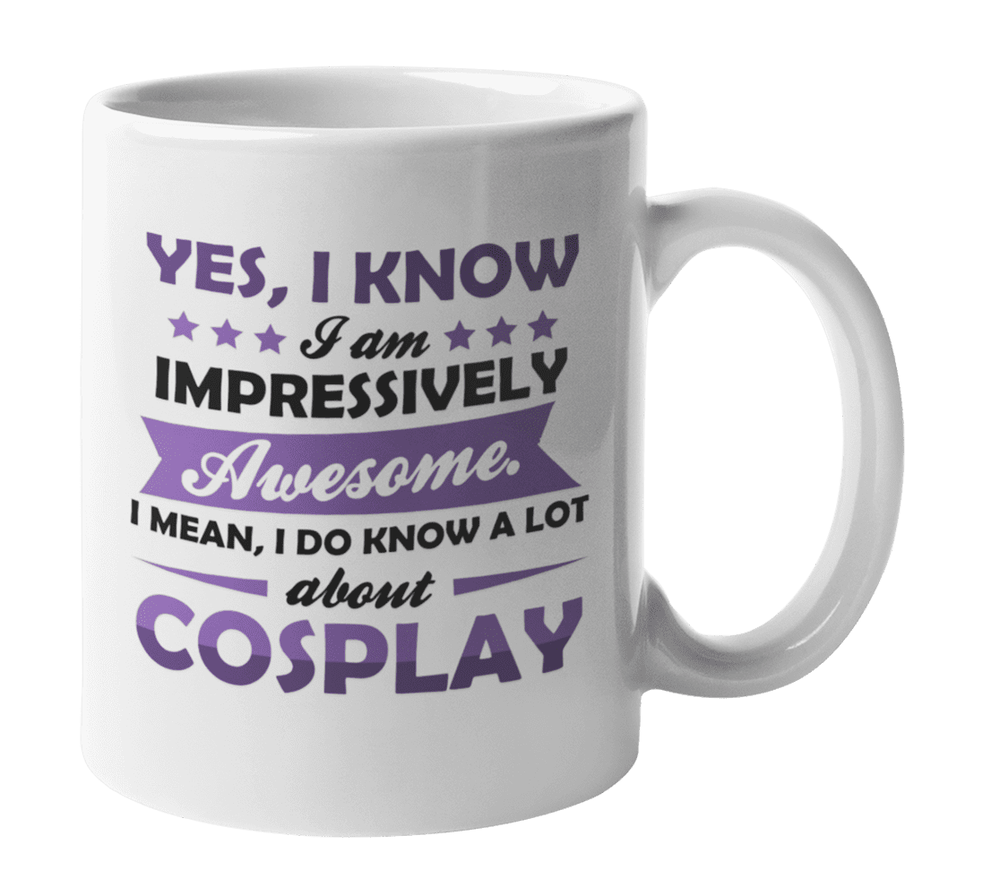 Husband Dad Cosplaying Legend Cosplay Mug with Color Inside