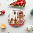 thumbnail image 5 of Christmas Tablecloth 60×84 Inch Rectangular, Gingerbread Man Cute Christmas Bear Ball Ornaments Washable Table Cover for Party Picnic Dinner Decor, 5 of 6