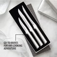 thumbnail image 3 of Rada Kitchen Knives Boxed Set, 3 Piece Cook’s Choice Gift Set, Heavy Duty Paring Knife, Utility/Steak Knife, and Tomato Slicer, 3 of 6