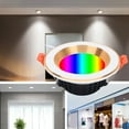 thumbnail image 5 of Gold Ring RGB CW Wifi Smart LED Light Phone APP Control Ceiling Mount Lamp 7W AC85-265V, 5 of 7