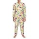 thumbnail image 3 of Balery Vegetable Pijama para Hombre de Dos Piezas con Manga Larga, Conjunto de Dormir y Descanso Suave con Bolsillos-Large, 3 of 7