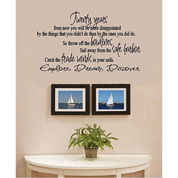 Decal ~ Twenty Years From Now, #1 ~ WALL DECAL 20" X 33"