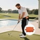 thumbnail image 1 of Golfs Storage Bag Leather Golfs Waist Pack Golfs Accessories Organizer Case, 1 of 6