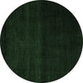 thumbnail image 1 of Ahgly Company Indoor Round Abstract Emerald Green Modern Area Rugs, 5' Round, 1 of 4