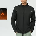 thumbnail image 1 of pstuiky camisa de manga larga para hombre, Camiseta deportiva de manga larga para hombre, color liso, con cuello alto y media cremallera, ideal para fitness y tiempo libre xxl, 1 of 9