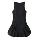 thumbnail image 2 of HH TRAF Vestido corto elegante de verano para mujer, negro, cuello redondo, sin mangas, con cremallera en la espalda, vestido de fiesta corto con dobladillo ancho para mujer, 2 of 4