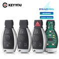 thumbnail image 2 of KEYYOU Smart Remote Car Key For Mercedes Benz Year 2000+ Supports Original NEC and BGA 315MHz Or 433.92MHz 2/3/4 Buttons, 2 of 7